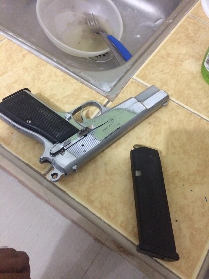 FEG budapest .9 mm pistol with fully loaded magaz…f kitchen sink.jpeg